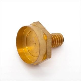 Brass C36000 Hex cap stud for Pressure Sensor, Transducer and Transmitter, China OEM Machining | Boly Metal