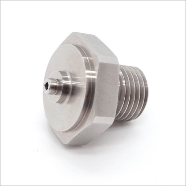 Stainless Steel 304L Port housing 9/16-18 UNF for Pressure Transducer and Transmitters, China OEM CNC Machined Parts | Boly Metal