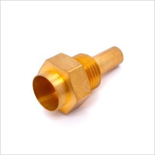 Brass C36000 Oxygen sensor housing for Automotive, China OEM CNC Machining | Boly Metal